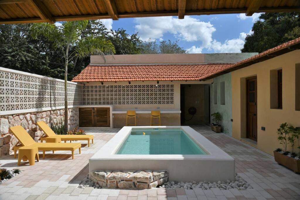 Trilliza Amarilla Villa Campeche Bagian luar foto